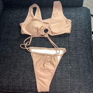 MATTE COLLECTION Sexy One Piece Brown Swimsuit